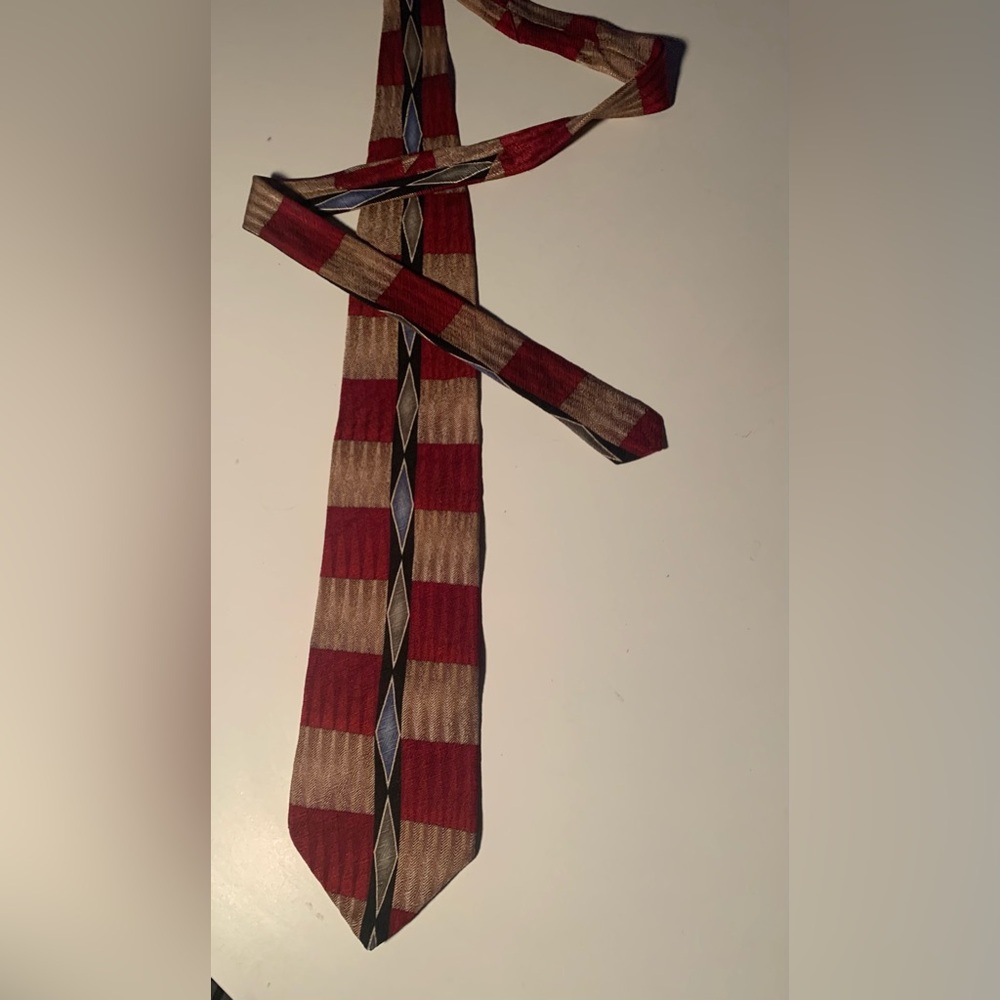 Martin Wong “Screenplay” Silk Tie